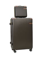 طقم شنط سفر مورانو فايبر من 5 قطع مع شنطة مكياج تص...