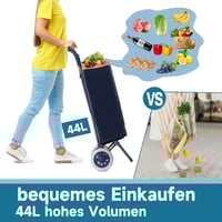 عربة تسوق ورحلات من مورانو 20 بوصة كحلي