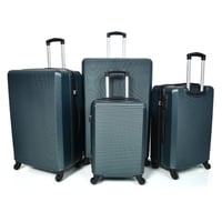 مورانو طقم شنط سفر 4 قطع فايبر بشكل مموج حديث الطر...