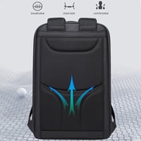 شنطة ظهر رجال الأعمال من بانج مع منفذ USB اسود ورم...