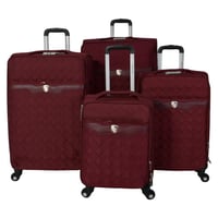 طقم حقائب سفر ماركة مورانو قماش 4 قطع مقاس 32/28/2...