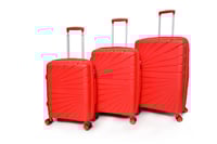 طقم شنط سفر مورانو 3 قطع PP بولي بروبلين غير قابلة...