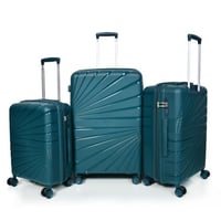 طقم شنط سفر مورانو 3 قطع PP بولي بروبلين غير قابلة...