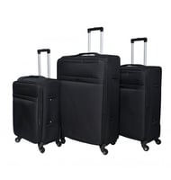 طقم حقائب سفر ماركة مورانو قماش ريشة 4 قطع مقاس 32...