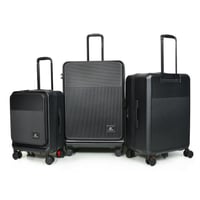 مورانو طقم شنط سفر لون روز قولد مكون من 3 حقائب أس...