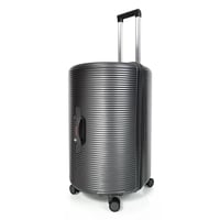 طقم شنط سفر مورانو 4 قطع بتصميم أسطواني جديد رمادي