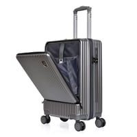 مورانو شنط سفر فايبر 20 أنش كبينة الطائرة سلفر