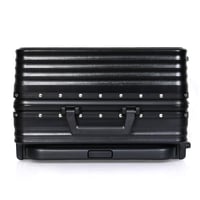 مورانو طقم شنط سفر فاخر قطعتين الامنيوم أسود