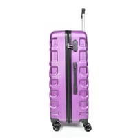 طقم شنط سفر مورانو 3 قطع فايبر بتصميم نمط مخطط بنف...