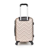 مورانو شنط سفر فايبر 20 أنش كبينة الطائرة ذهبي