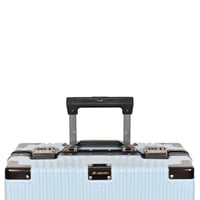 مورانو شنط سفر الومنيوم 18 أنش كبينة الطائرة سماوي