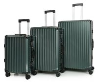 مورانو طقم شنط سفر المنيوم و فايبر ثلاثة قطع تصميم...