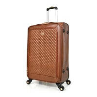 مورانو طقم شنطة سفر جلد اربع قطع بني فاتح