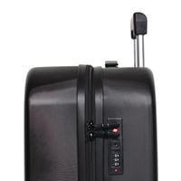 مورانو شنط سفر فايبر 20 أنش كبينة الطائرة أسود