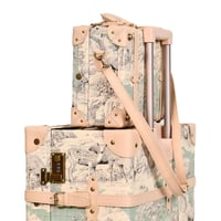 مورانو طقم شنط سفر كلاسيك جلد بلكامل اربع قطع رسم