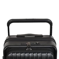 مورانو شنط سفر فايبر 20 أنش كبينة الطائرة أسود