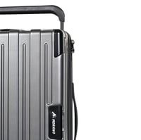 مورانو شنط سفر فايبر 20 أنش كبينة الطائرة رمادي