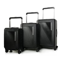 مورانو طقم شنط سفر فايبر الومينيوم يد عريض ثلاثة ق...