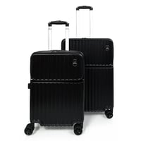 مورانو طقم شنط سفر فايبر 2 قطع أسود