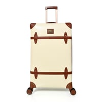 طقم شنط سفر كلاسيك جلد بلكامل مورانو اربع قطع بيج...