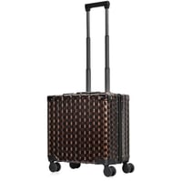 مورانو شنط سفر الومنيوم 18 أنش كبينة الطائرة بني