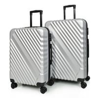 مورانو طقم شنط سفر فايبر لون فضي قولد مكون من 3 حق...