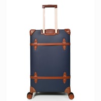 طقم شنط سفر كلاسيك جلد بلكامل مورانو اربع قطع كحلي