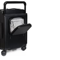 مورانو شنط سفر فايبر 20 أنش كبينة الطائرة أسود