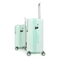 مورانو طقم شنط سفر فايبر 2 قطع أخضر