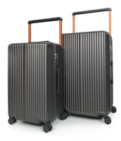 مورانو طقم شنط سفر فايب يد عريض ثلاثة قطع لون رماد...