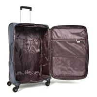 مورانو طقم شنط سفر قماش ثلاثة قطع رمادي