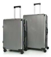 مورانو طقم شنط سفر المنيوم و فايبر ثلاثة قطع تصميم...