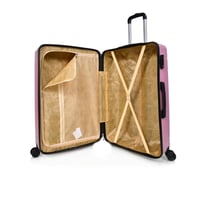 طقم شنط سفر مورانو فايبر بتصميم معينات احادية قوية...