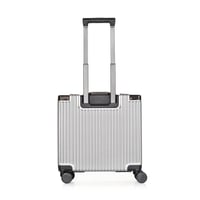 مورانو شنط سفر الومنيوم 18 أنش كبينة الطائرة سلفر