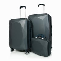 مورانو طقم شنط سفر فايبر اربع قطع أخضر