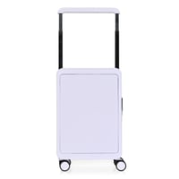 مورانو شنط سفر فايبر 20 انش بجيب أبيض