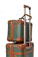 طقم شنط سفر كلاسيك جلد بلكامل مورانو اربع قطع اخضر