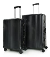 مورانو طقم شنط سفر المنيوم و فايبر ثلاثة قطع تصميم...