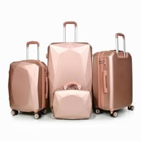 مورانو طقم شنط سفر فايبر اربع قطع روز