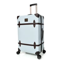 طقم شنط سفر كلاسيك جلد بلكامل مورانو اربع قطع سماو...