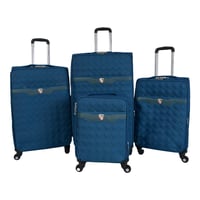 طقم حقائب سفر ماركة مورانو قماش 4 قطع مقاس 32/28/2...