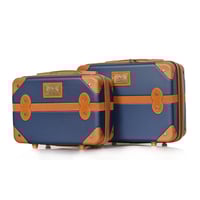 طقم شنط سفر كلاسيك مورانو من7 قطع فايبر و جلد فاخر...