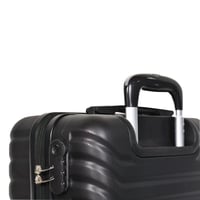 مورانو شنط سفر فايبر 20 أنش كبينة الطائرة أسود