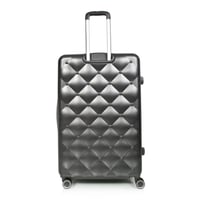 مورانو طقم شنط سفر فايبر بسحاب توسعة 6 قطع رمادي