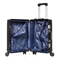 مورانو طقم شنط سفر المنيوم ثلاثة قطع تصميم أنيق وم...