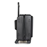 مورانو شنط سفر فايبر 20 أنش كبينة الطائرة أسود