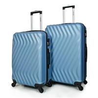 مورانو طقم شنط سفر فايبر ثلاثة قطع سماوي