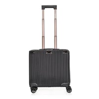 مورانو شنط سفر فايبر 18 أنش كبينة الطائرة أسود