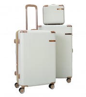 طقم شنط سفر مورانو فايبر من 5 قطع مع شنطة مكياج تص...