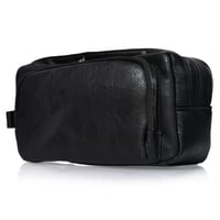 شنطة يد جلد بمقبض معصم مع فتحة داخلية للنقود والبط...